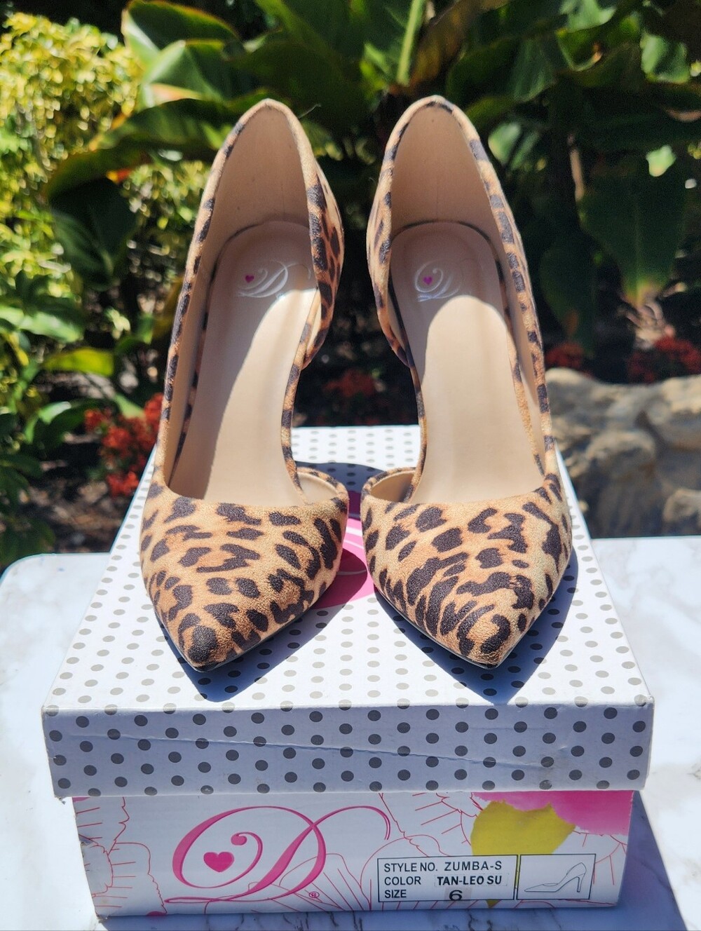 Leopard Print Dior Style Pumps